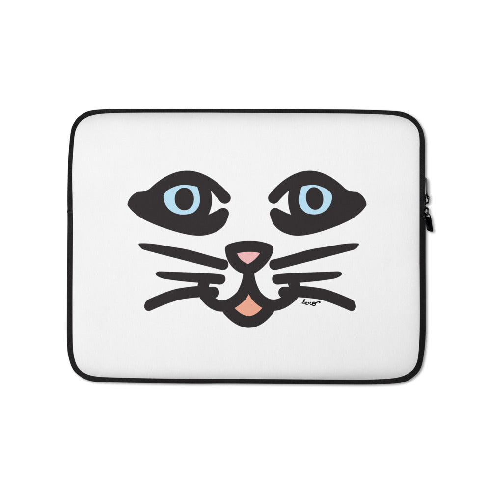 "Cat Eyes" Laptop Sleeve by Hero. - shop.designhero