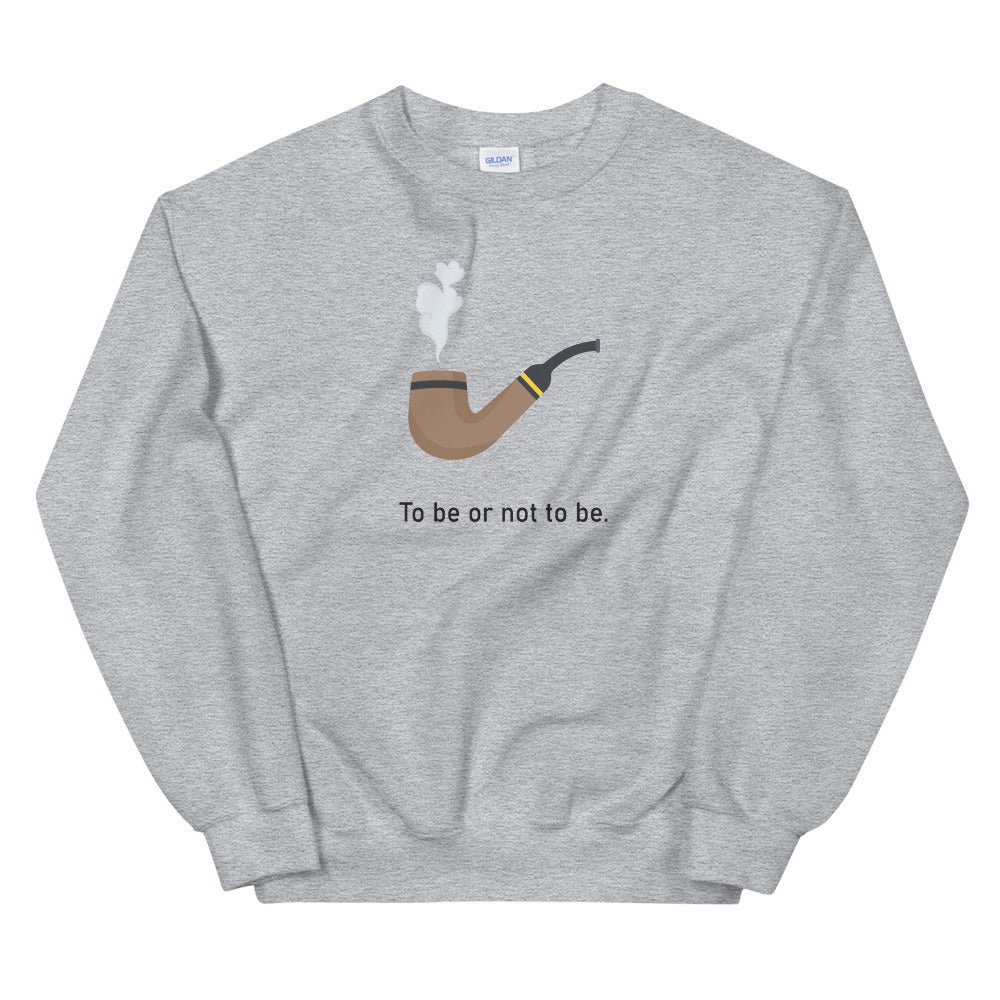 "To Be Or Not To Be" Unisex Emoji Sweatshirt - shop.designhero