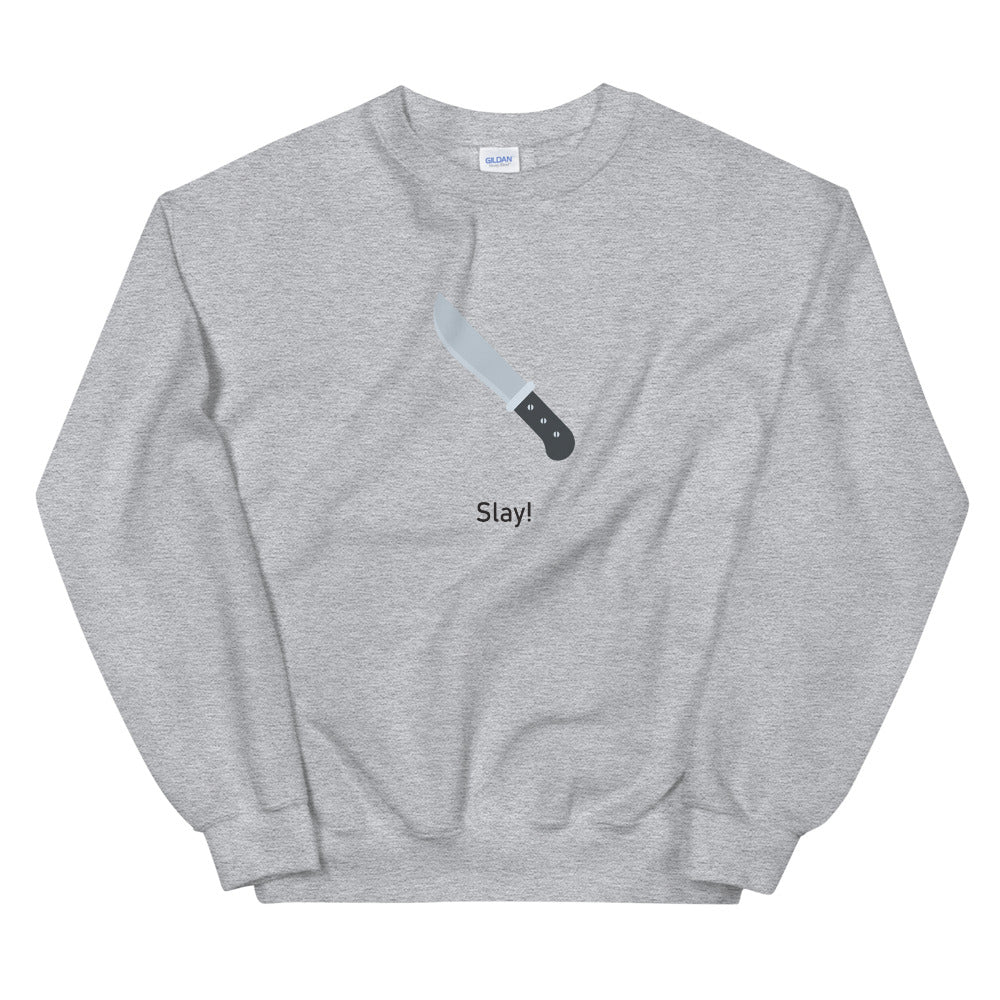 "Slay!" Unisex Emoji Sweatshirt - shop.designhero