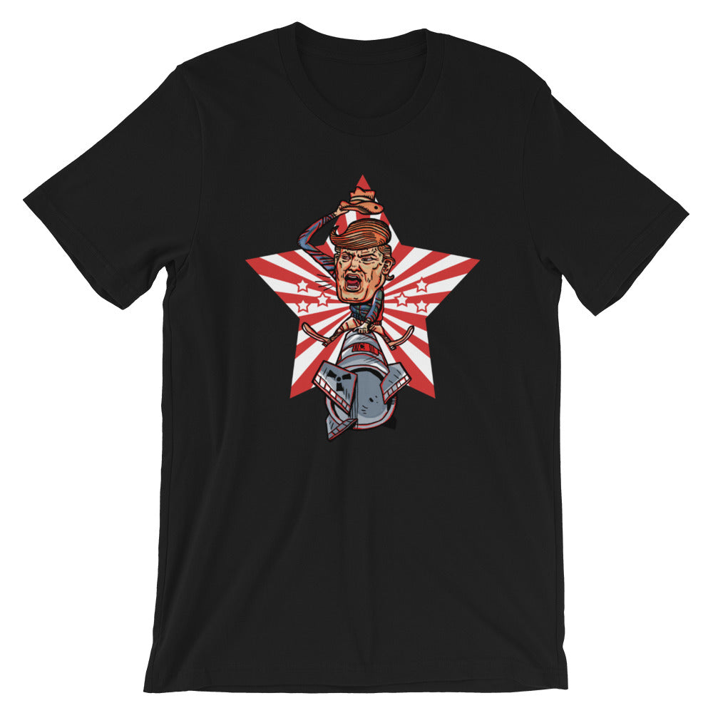 "Doctor Trump's Love" Short-Sleeve Unisex T-Shirt, design by Hero. - shop.designhero