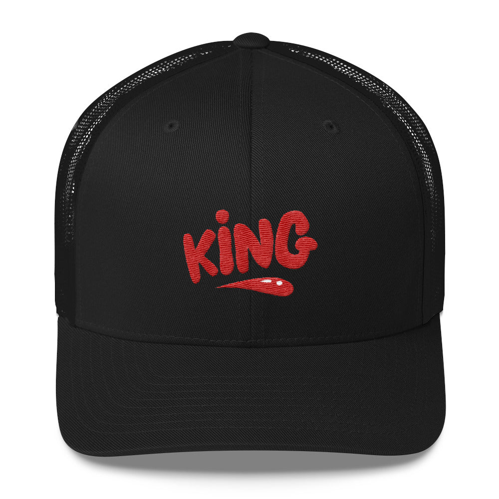 "King" Trucker Cap design by Hero. - shop.designhero