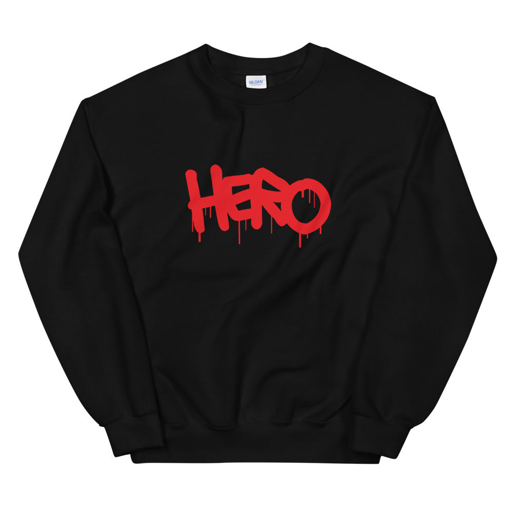 "Hero" Unisex Sweatshirt design by Hero. - shop.designhero