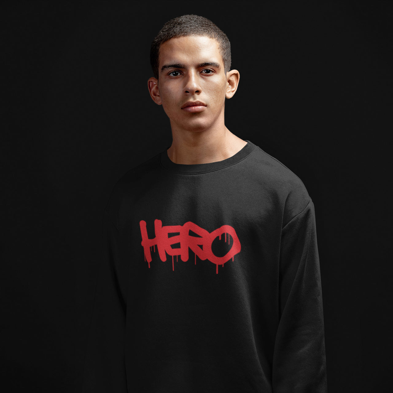 "Hero" Unisex Sweatshirt design by Hero. - shop.designhero
