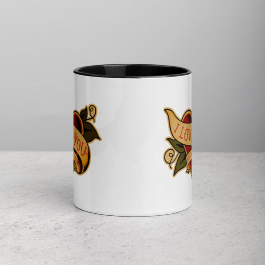 “I love you but I hate you” Mug with Color Inside - Design Hero