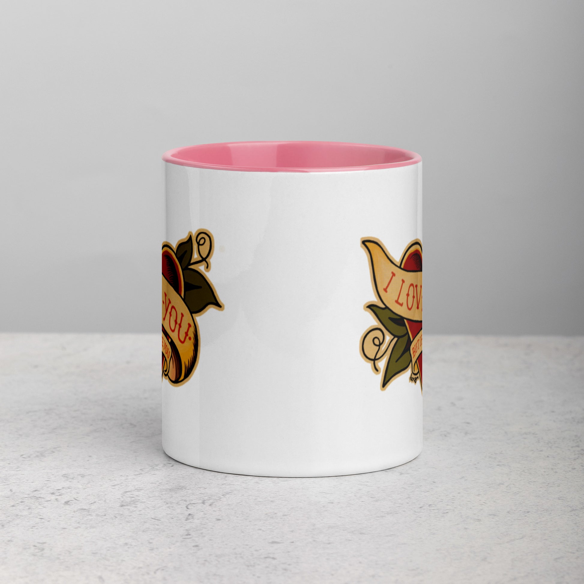 “I love you but I hate you” Mug with Color Inside - Design Hero